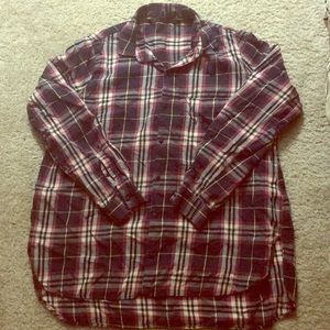 Zara plaid shirt size L